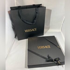 Versace Black and Gold Luxury Set